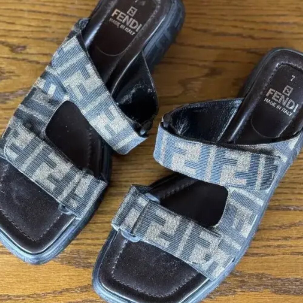 Fendi Slide Sandals * Almost New * Size 7